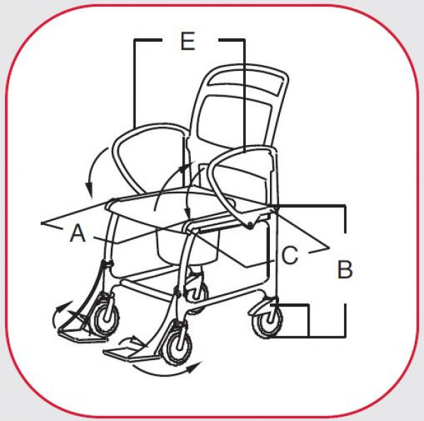 Rebotec Toilettenstuhl Bonn