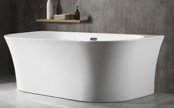 Rubicer Eternal Acryl-Badewanne Weiß RBA6625ETEWM/GL