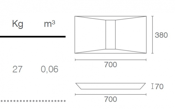 Rubicer VS7038BS Aufsatzwaschbecken