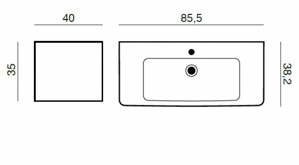 Badmöbelset Multo+ Variation V von Scanbad by Dansani