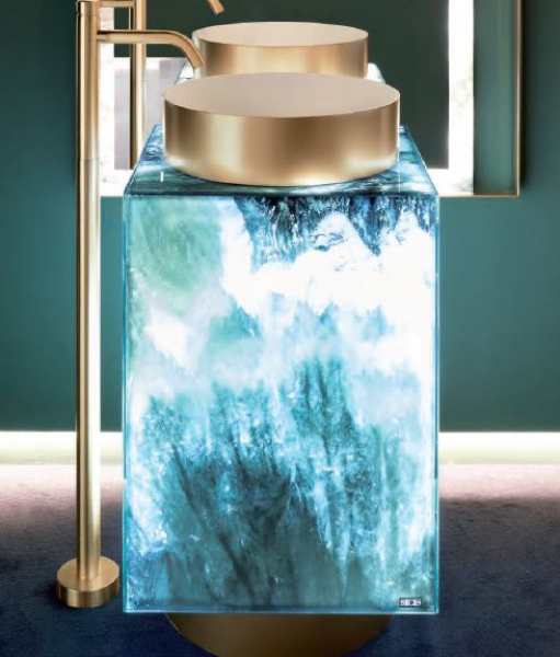 Sicis Elisyan Harmony Standwaschbecken Säulenwaschtisch - exklusives Design aus Italien