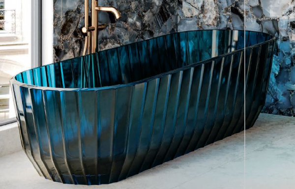 Sicis Elisyan Ondaris freistehende Badewanne - exklusives Design aus Italien