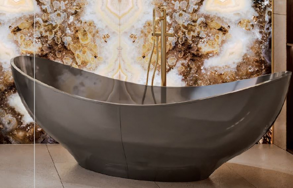 Sicis Elisyan Shellis freistehende Badewanne - exklusives Design aus Italien