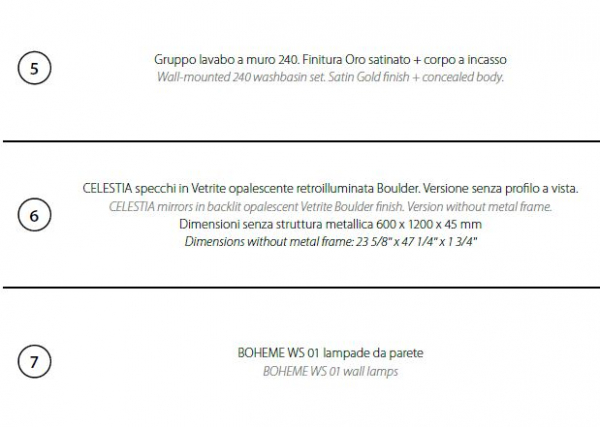 Sicis Elisyan Badmöbel Komposition Lunaris 1 - exklusives Design aus Italien