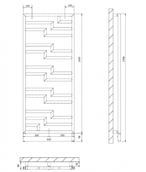 Tonon Evolution Grecale Electric Elektroheizkörper Designheizkörper