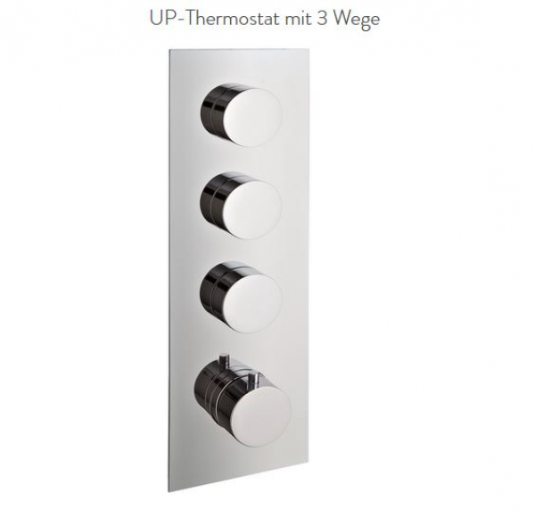 Treemme 7294 Unterputz-Thermostat mit 3-Wege-Umsteller