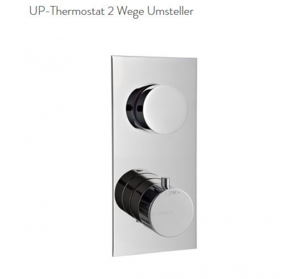 Treemme 8A46 Unterputz-Thermostat mit 2-Wege-Umsteller