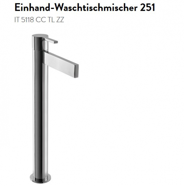 Treemme Time Time_out Armatur Einhand-Wasserhahn Waschtischmischer 5118 TL