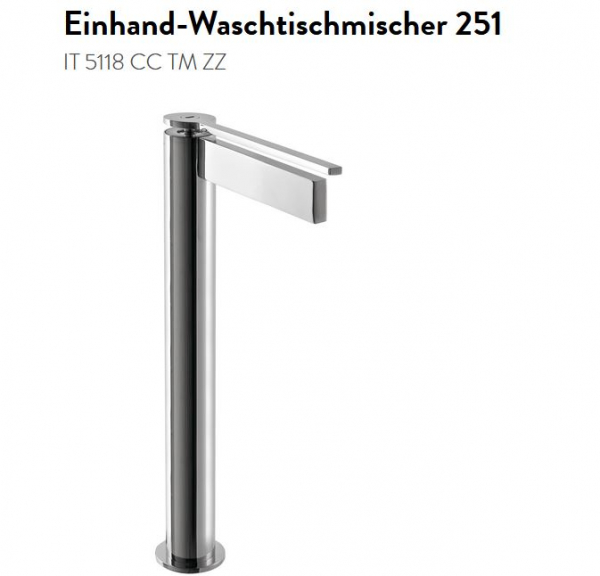 Treemme Time Time_out Armatur Einhand-Wasserhahn Waschtischmischer 5118 TM