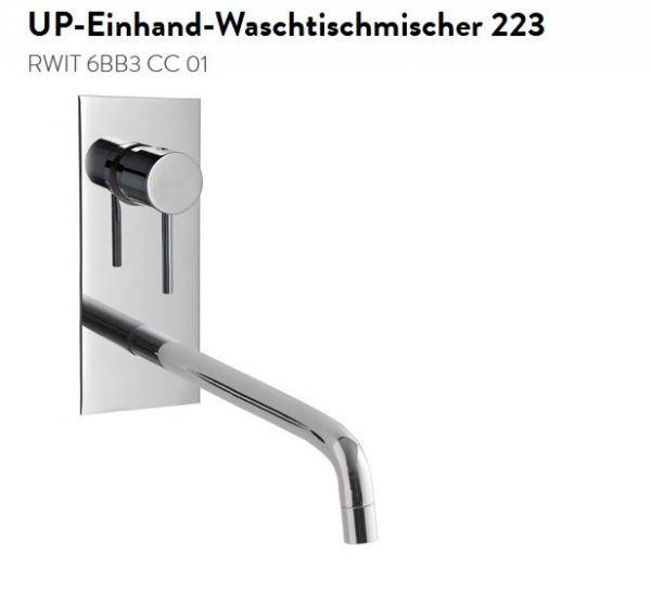 Treemme Up+ Einhand Waschtischmischer Unterputz Wasserhahn 6BB3