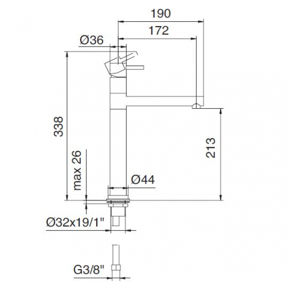 Treemme Kitchen Design Küchenarmatur Armatur für Küche 5831