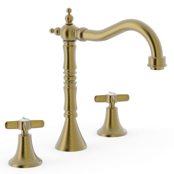 Tres-Clasic Waschtischmischer Wasserhahn 24210501 Chrom/Stahl/Gold/Messing, exklusives Design für Ihr Badezimmer