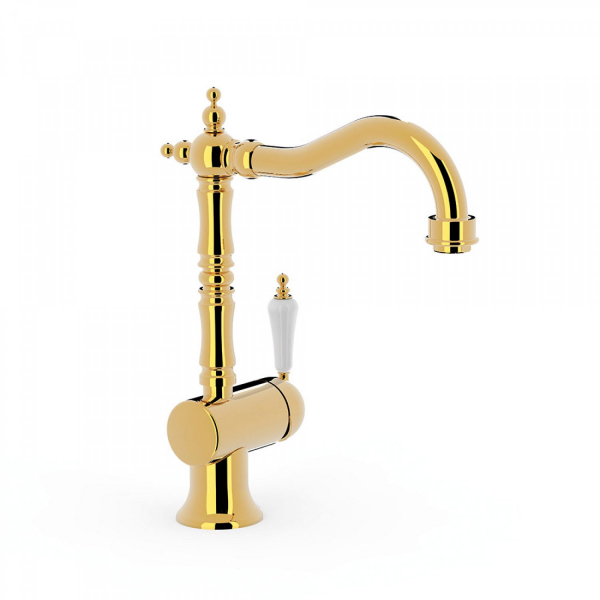 Tres-Clasic Waschtischmischer Wasserhahn 24210801 Chrom/Stahl/Gold/Messing, exklusives Design für Ihr Badezimmer