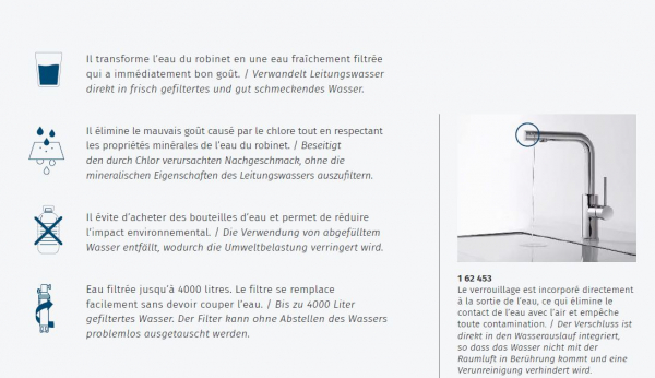 Tres Cuisine 2 Stk. Chlorfilter für Filterarmaturen 16235590