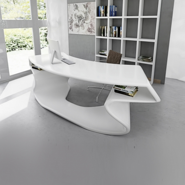 ZAD Italy Adamantx® Amphora Schreibtisch für Büro, Arbeitszimmer und Homeoffice, italienisches Luxus-Design für Ihr Zuhause