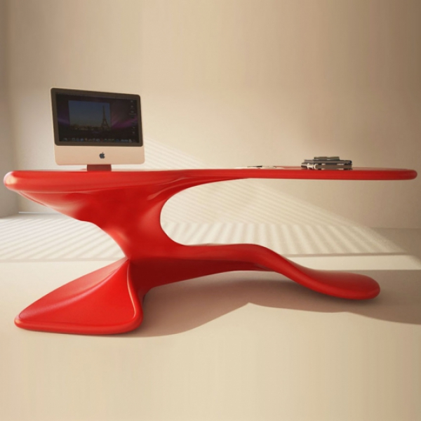 ZAD Italy Adamantx® Archer Schreibtisch für Büro, Arbeitszimmer und Homeoffice, italienisches Luxus-Design für Ihr Zuhause