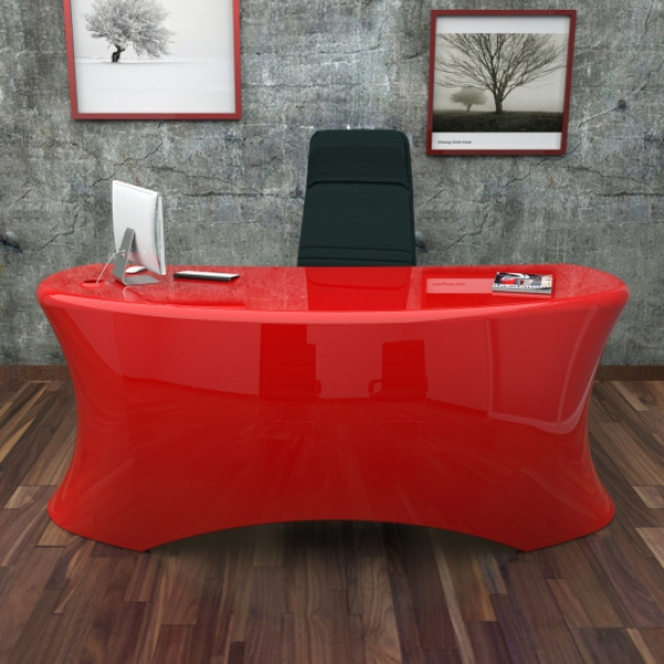 ZAD Italy Adamantx® Ely Schreibtisch für Büro, Arbeitszimmer und Homeoffice, italienisches Luxus-Design für Ihr Zuhause