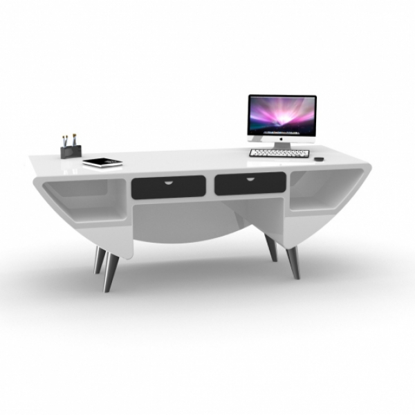 ZAD Italy Adamantx® H915 Schreibtisch für Büro, Arbeitszimmer und Homeoffice, italienisches Luxus-Design für Ihr Zuhause