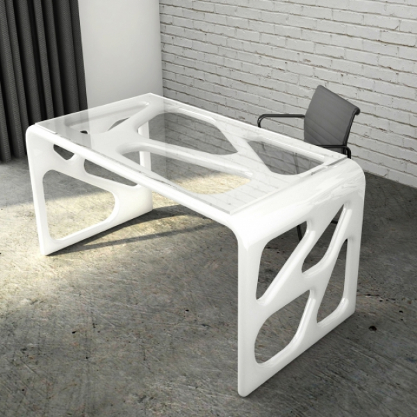 ZAD Italy Adamantx® Illa Schreibtisch für Büro, Arbeitszimmer und Homeoffice, italienisches Luxus-Design für Ihr Zuhause