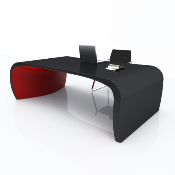 ZAD Italy Adamantx® Sonar Schreibtisch für Büro, Arbeitszimmer und Homeoffice, italienisches Luxus-Design für Ihr Zuhause