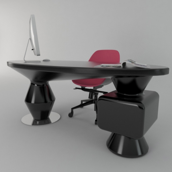 ZAD Italy Adamantx® StoneHenge Schreibtisch für Büro, Arbeitszimmer und Homeoffice, italienisches Luxus-Design für Ihr Zuhause