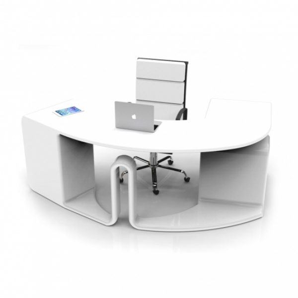 ZAD Italy Adamantx® Zetya Schreibtisch für Büro, Arbeitszimmer und Homeoffice, italienisches Luxus-Design für Ihr Zuhause