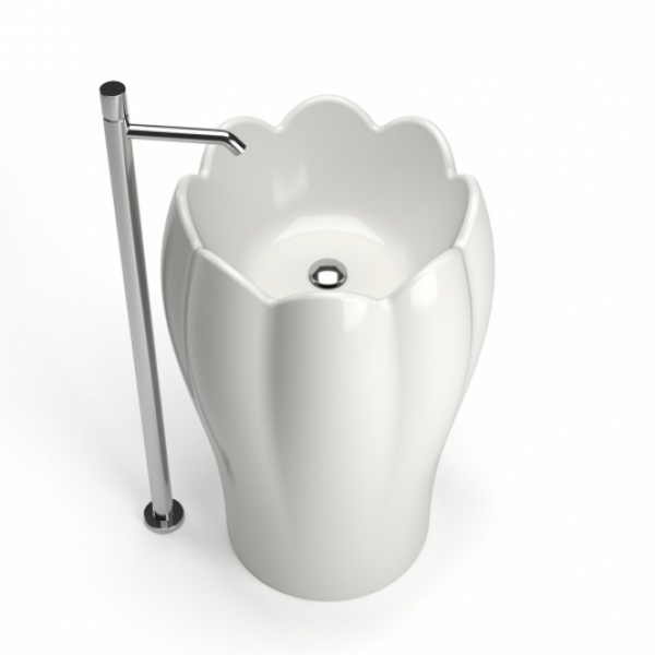 ZAD Italy Adamantx® Standwaschbecken Gemma, italienisches Luxus-Design für Ihr Traumbad
