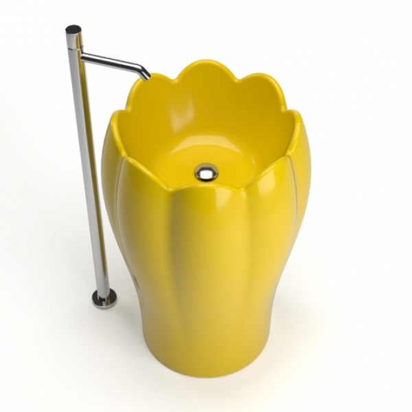 ZAD Italy Adamantx® Standwaschbecken Gemma, italienisches Luxus-Design für Ihr Traumbad