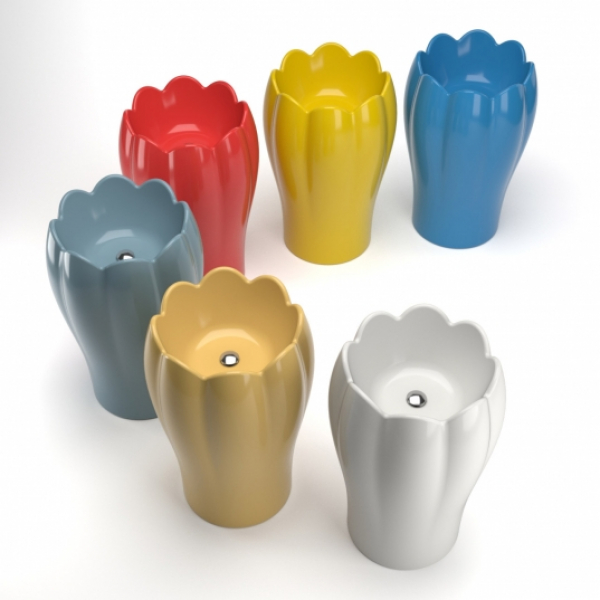 ZAD Italy Adamantx® Standwaschbecken Gemma, italienisches Luxus-Design für Ihr Traumbad