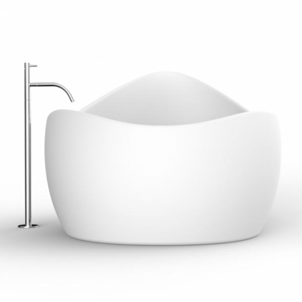 ZAD Italy Finger Food Adamantx® freistehende ergonomische Badewanne, italienisches Luxus-Design für Ihr Traumbad