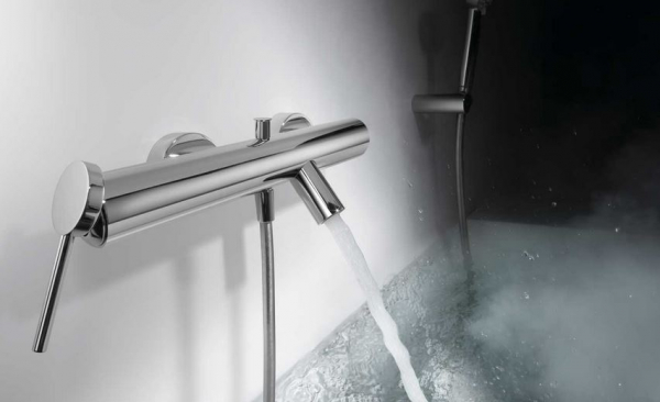 Tres mono-term Armatur für Badewanne mit Handbrause