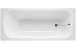 Bleu Provence Classe Einbaubadewanne aus Gusseisen emailliert in Titanium, Design für Ihr Traumbad