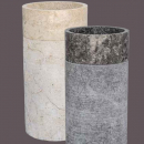 Cipi Cylinder eklusives Stand-Waschbecken aus Marmor