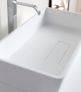 Cipi Slash Aufsatzwaschbecken aus Solid Surface