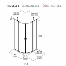Dansani Runddusche Match Viertelkreisdusche FF2