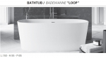 Idea Aqua Badewanne Disenia Loop freistehend aus CRISTALPLANT®