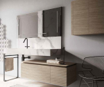 Idea Aqua Badmöbelset Dolcevita 06 exklusives und elegantes Badezimmer-Waschtisch-Set