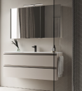 Idea Badmöbelset Blob System 04 exklusives und elegantes Badezimmer-Waschbecken-Set