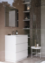 Idea Badmöbelset Blob System 05 exklusives und elegantes Badezimmer-Waschbecken-Set