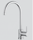 Mamoli Küchenarmatur Kitchen Project Banana simply swivel 7206 Wasserhahn Chrom