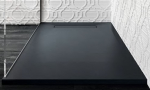 Mastella Koral Duschboard Fango / Lava, Breite 90 cm für Walk In Duschwand - modernes Design aus Italien