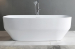 Rubicer Soul freistehende Acryl-Badewanne weiß matt RBA7711SOULWM