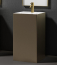 Rubicer Standwaschbecken Gold matt RSLINGOTE4585GLD Solid Surface