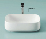 The.Artceram Cognac Aufsatzwaschbecken Quadro 55 x 35 x 15,5 cm 008 in vielen Farben