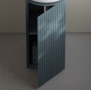 The.Artceram Mono Waschbecken-Unterschrank in 6 RAL-Farben