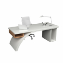 ZAD Italy Adamantx® Bridge Schreibtisch für Büro, Arbeitszimmer und Homeoffice, italienisches Luxus-Design für Ihr Zuhause