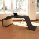 ZAD Italy Adamantx® VY Schreibtisch für Büro, Arbeitszimmer und Homeoffice, italienisches Luxus-Design für Ihr Zuhause